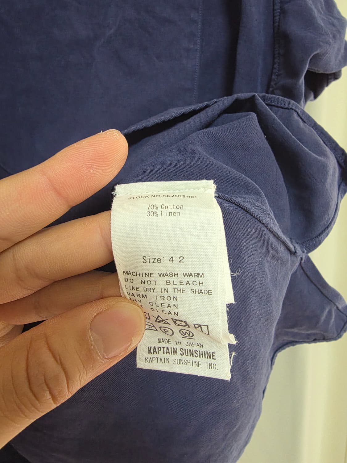 25SS 캡틴선샤인 스탠드칼라 스목 4사이즈 상품이미지4