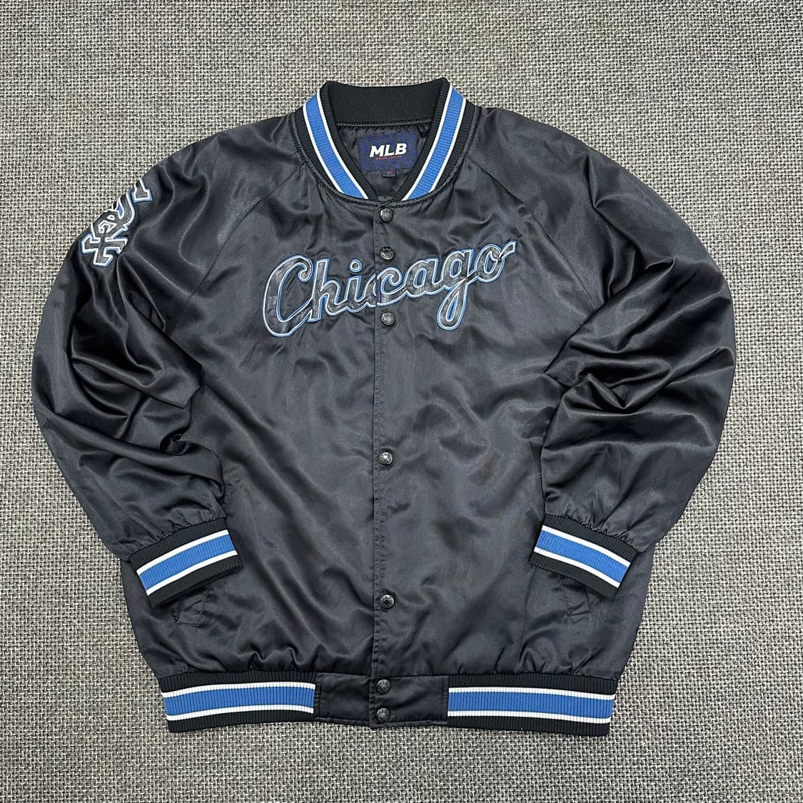 MLB 00s 올드스쿨 시카고컵스 새틴 야구점퍼 105 상품이미지2
