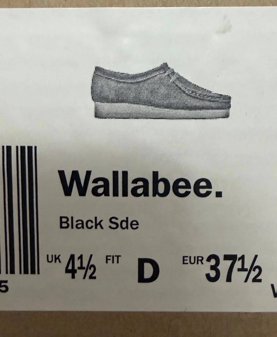 클락스 왈라비 블랙 스웨이드 235 상품이미지3