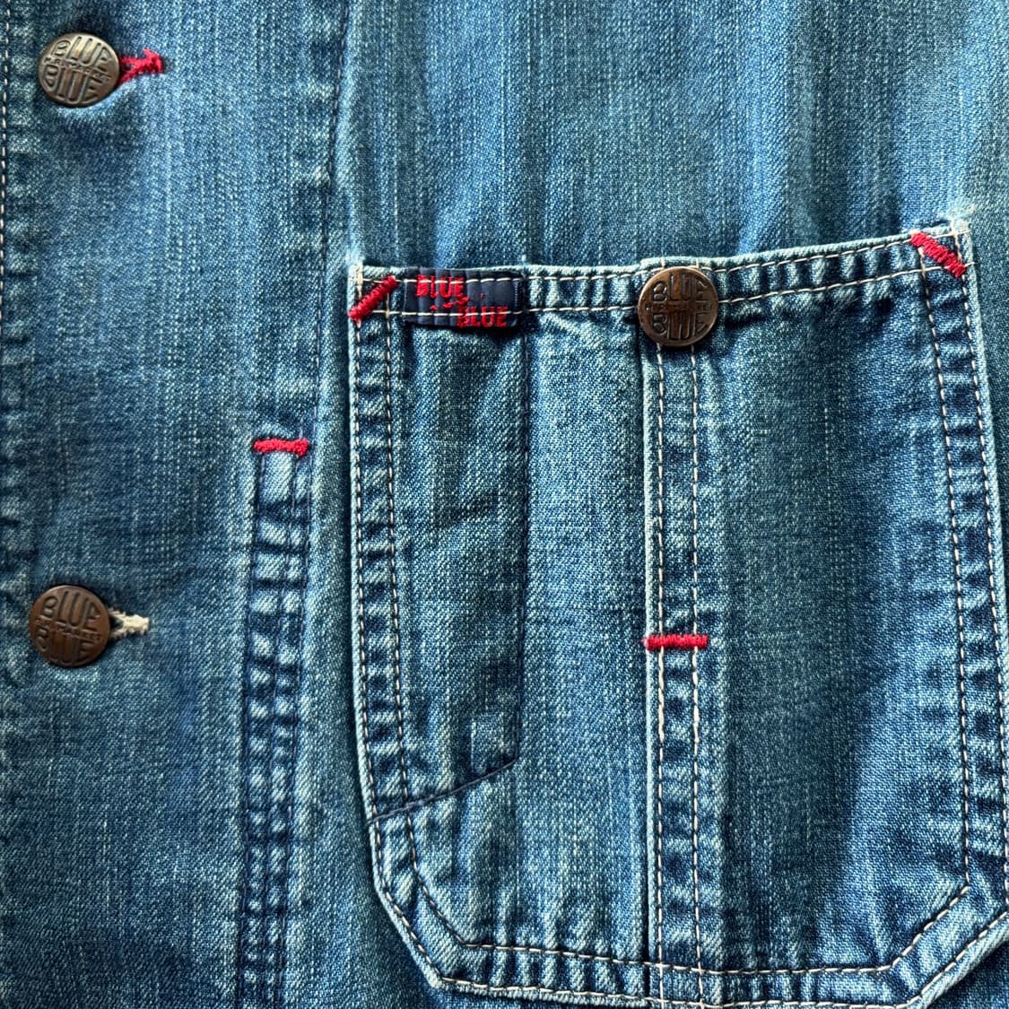 블루블루재팬 데님 초어 자켓 (일본 생산) 상품이미지6