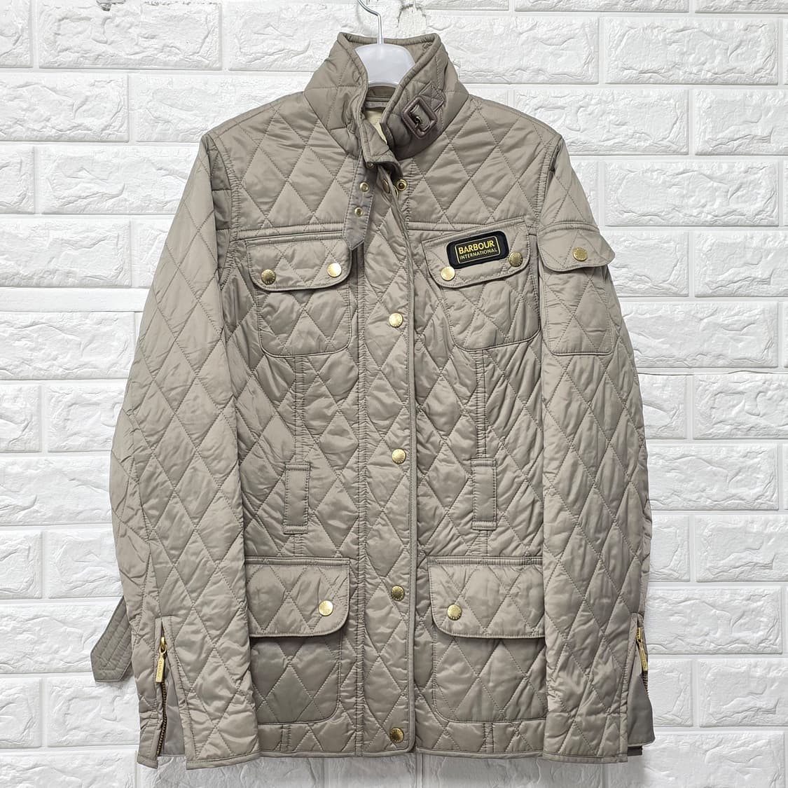 택포) 바버 인터내셔널 누빔 퀼팅 자켓 M 상품이미지1