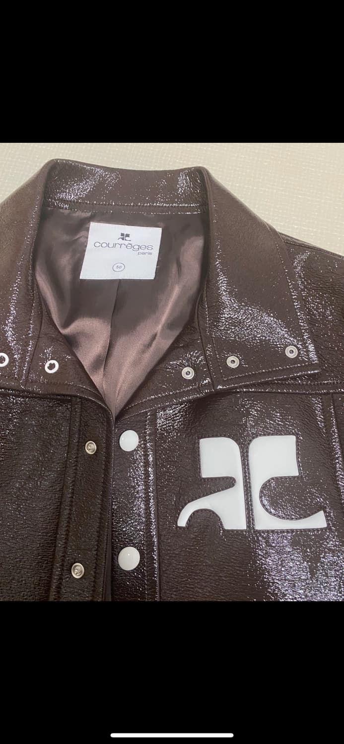 꾸레쥬 가죽자켓 남녀공용 50사이즈 상품이미지4