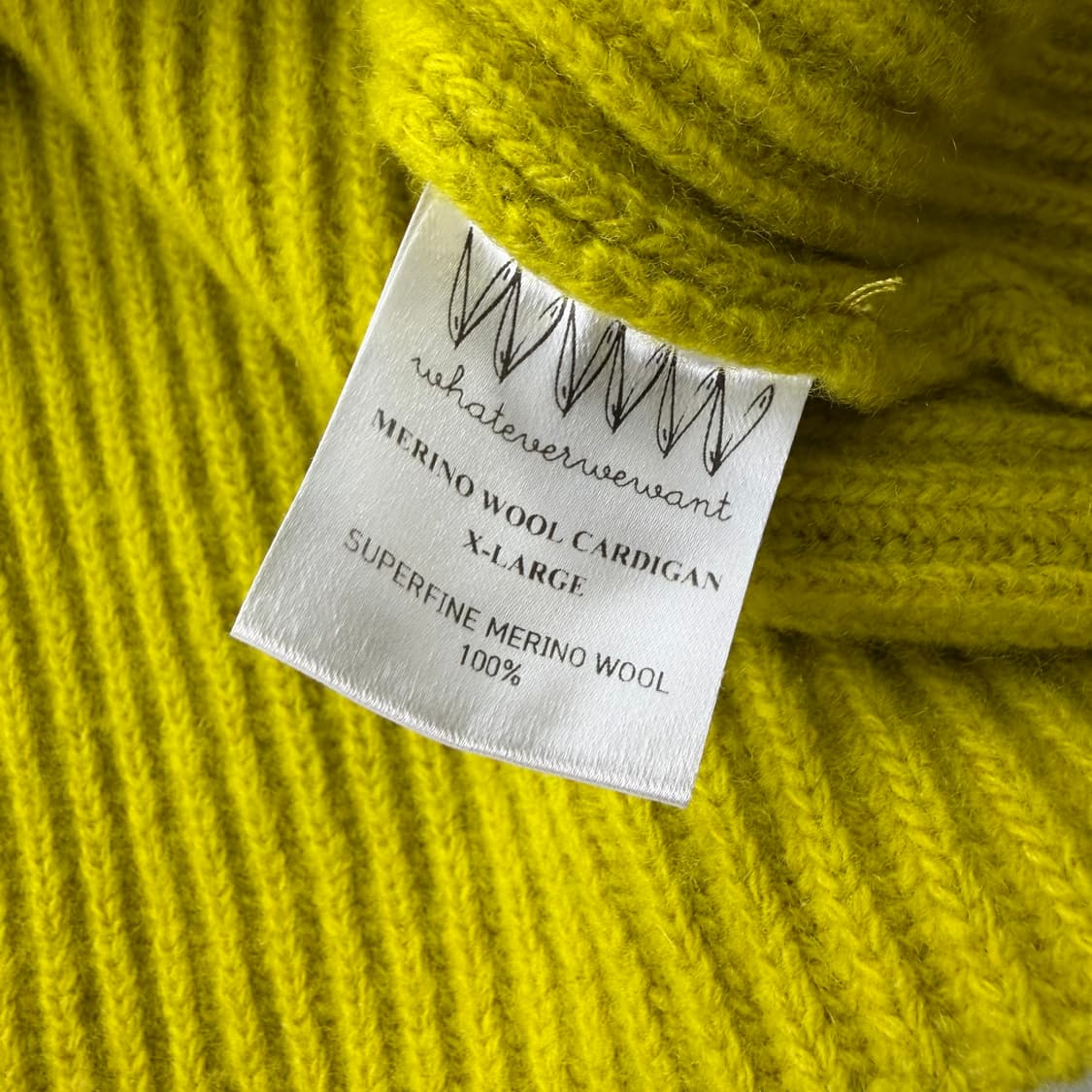 왓에버위원트 메리노울 니트 가디건 상품이미지5