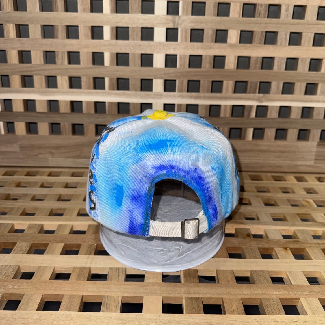 빈티지 샤크 페인팅 커스텀 캡 상품이미지5