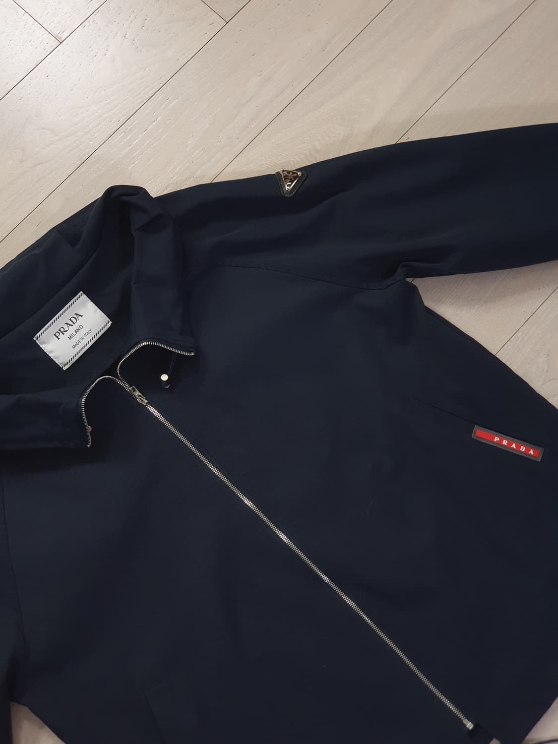 프라다 여성 블루종 바람막이 자켓 준 새상품✅️ 상품이미지5