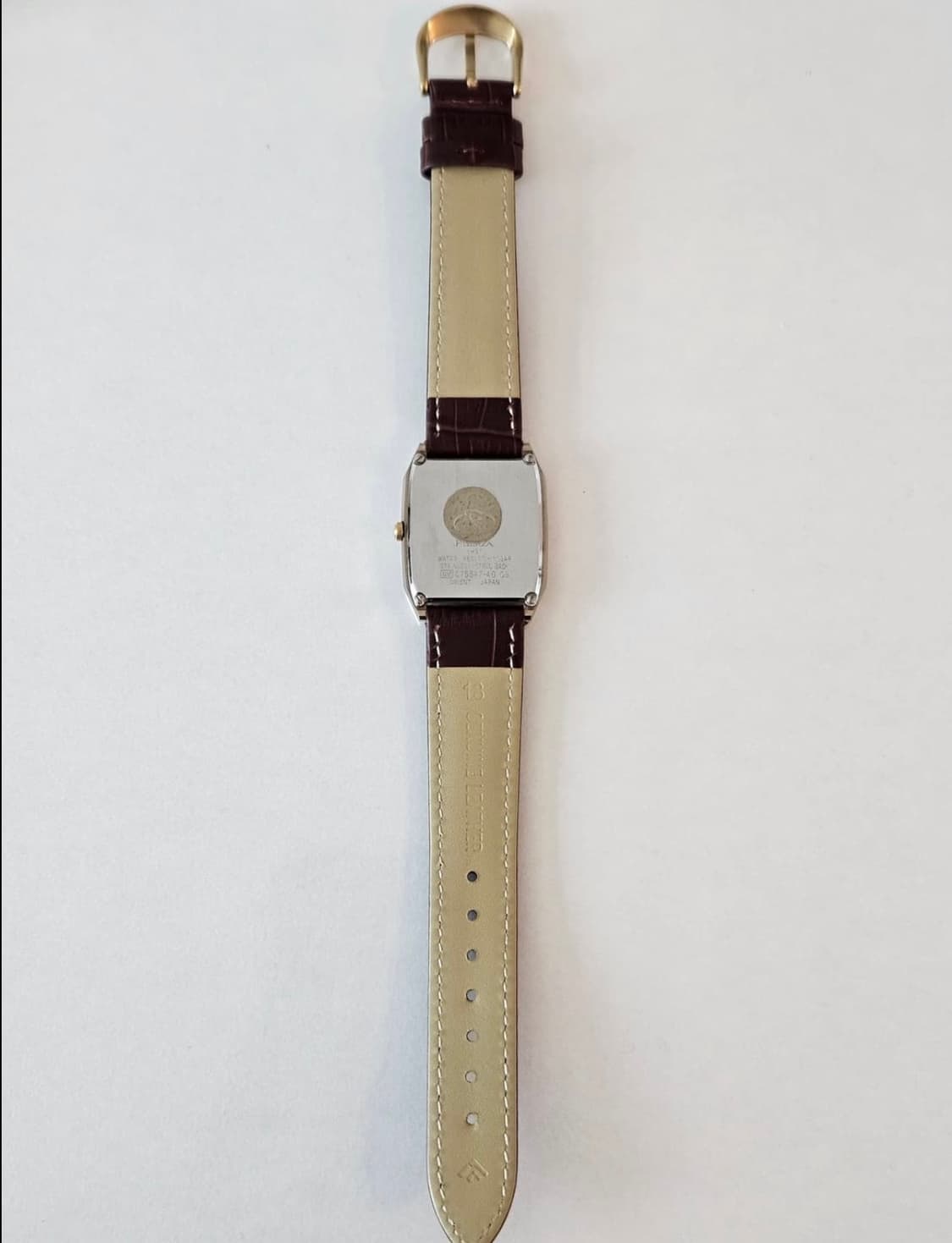 빈티지 오리엔트 FUERZA 사각 가죽 시계 상품이미지6
