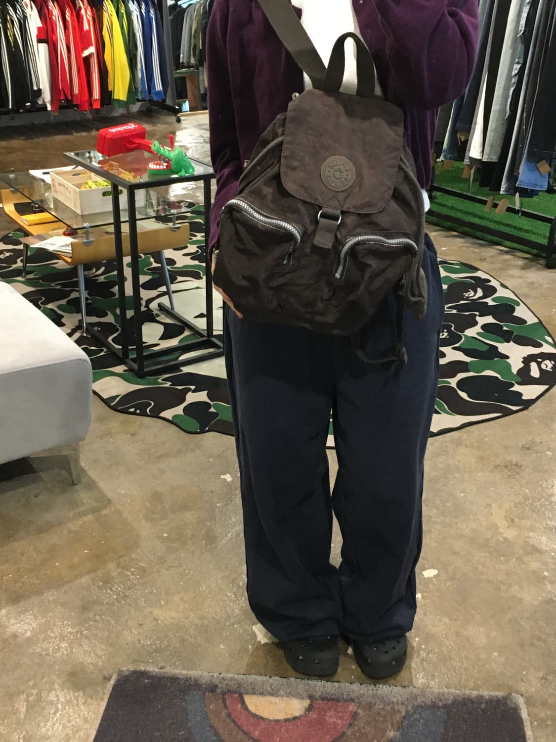 키플링 복조리 백팩 초콜릿색상 상품이미지4