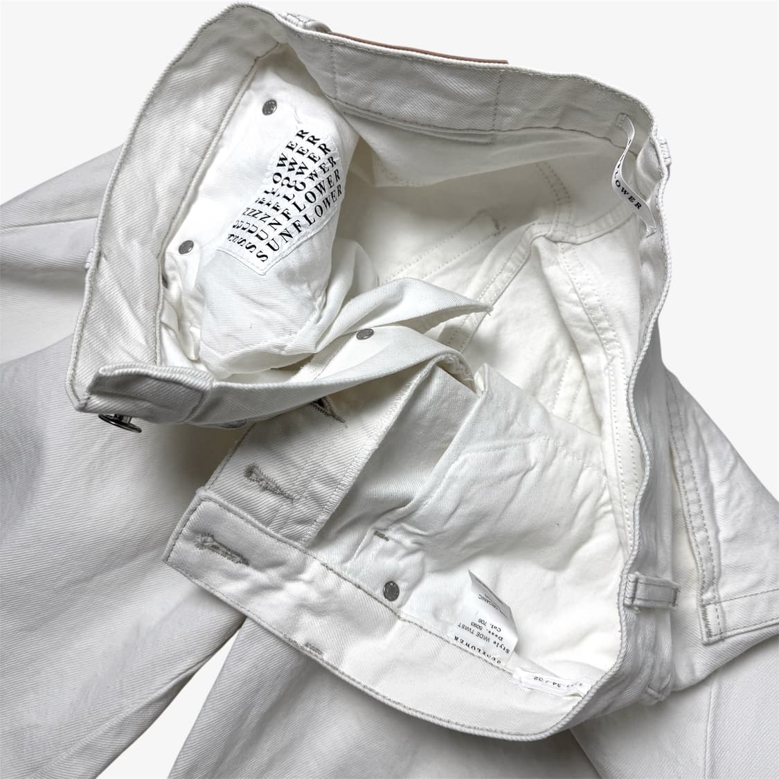 (34/32) 선플라워 와이드트위스트 데님 상품이미지5