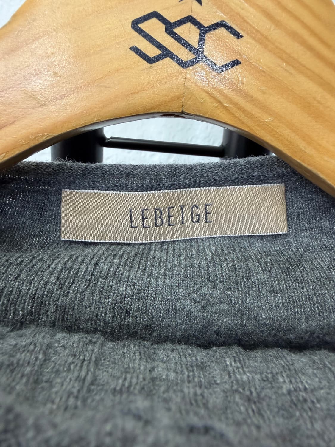 정품) 르베이지 여성 캐시미어 골지 니트 88-94-155 상품이미지6