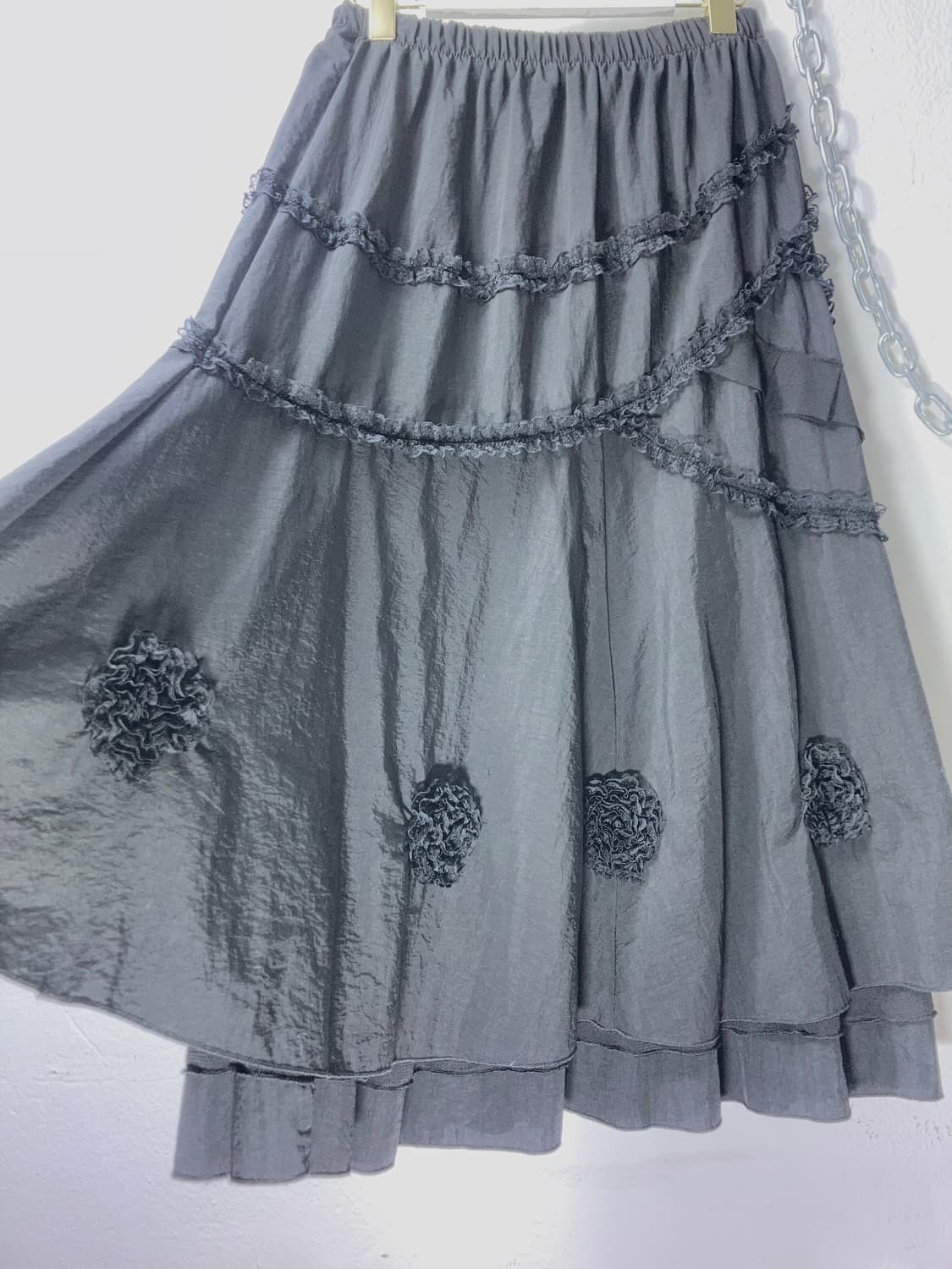 프릴 롱스커트 상품이미지6