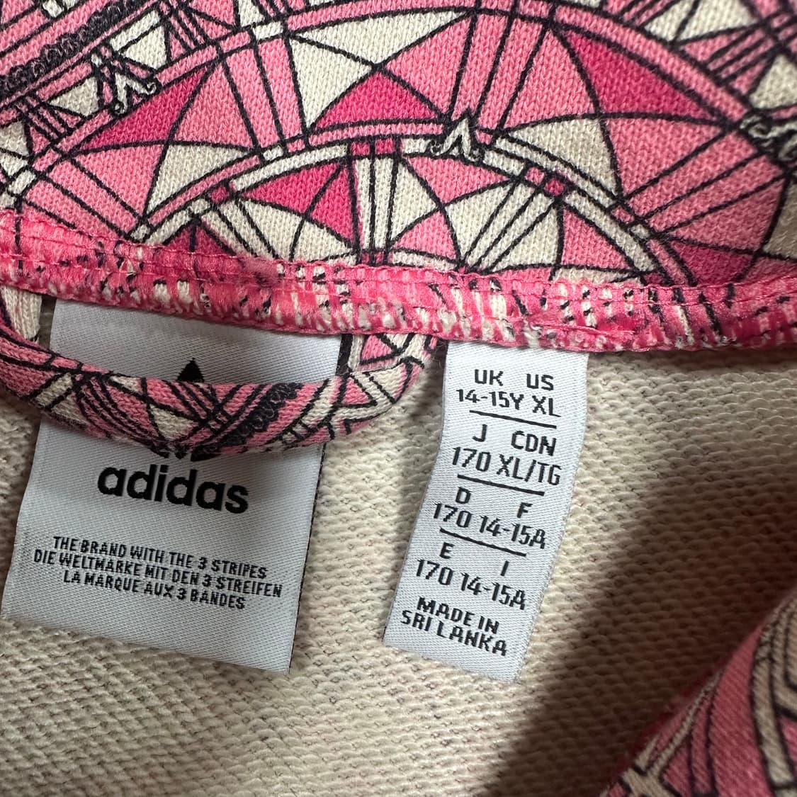 ✨ (바배) 아디다스 핑크 반팔 키즈 원피스 (14-15) 상품이미지3