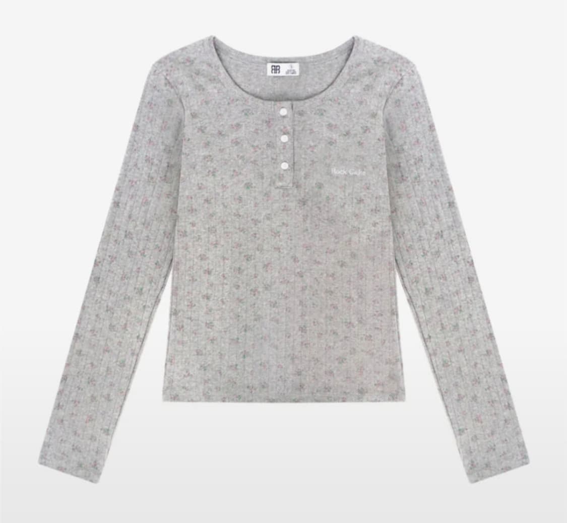 락케이크 플라워패턴 티셔츠 상품이미지1