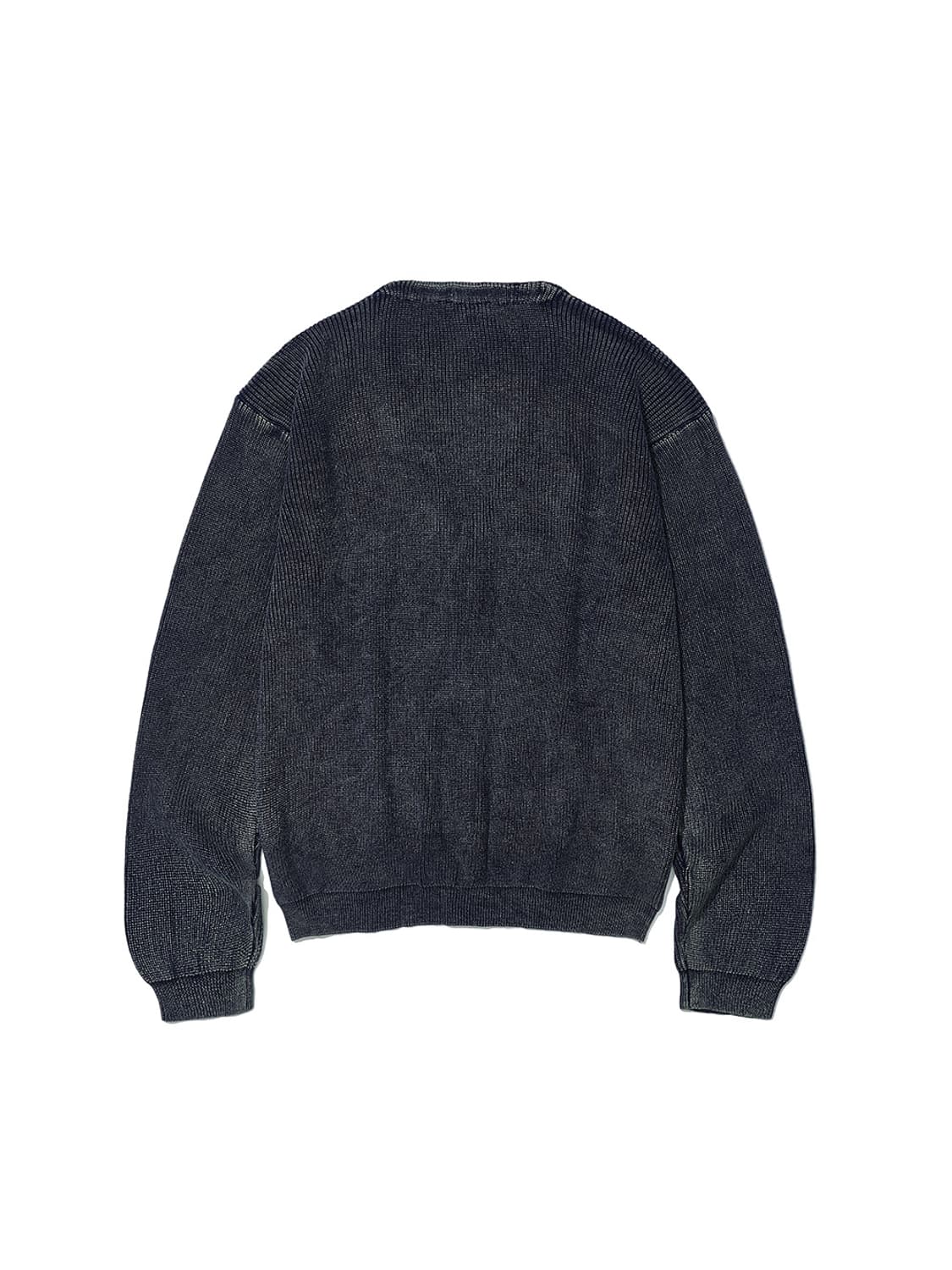 새상품(M)파르티멘토 빈티지 워시드 니트 가디건 네이비 상품이미지2