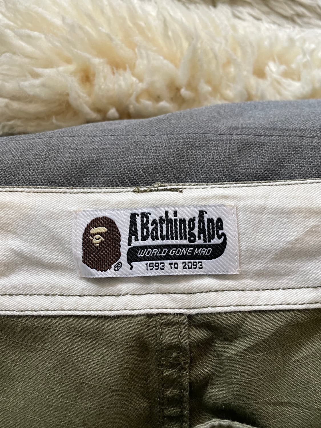 베이프 립스탑 카고 쇼츠 반바지 상품이미지2