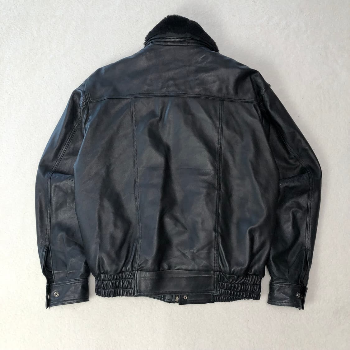 A2 이태리 레더자켓 퍼탈부착  상품이미지2