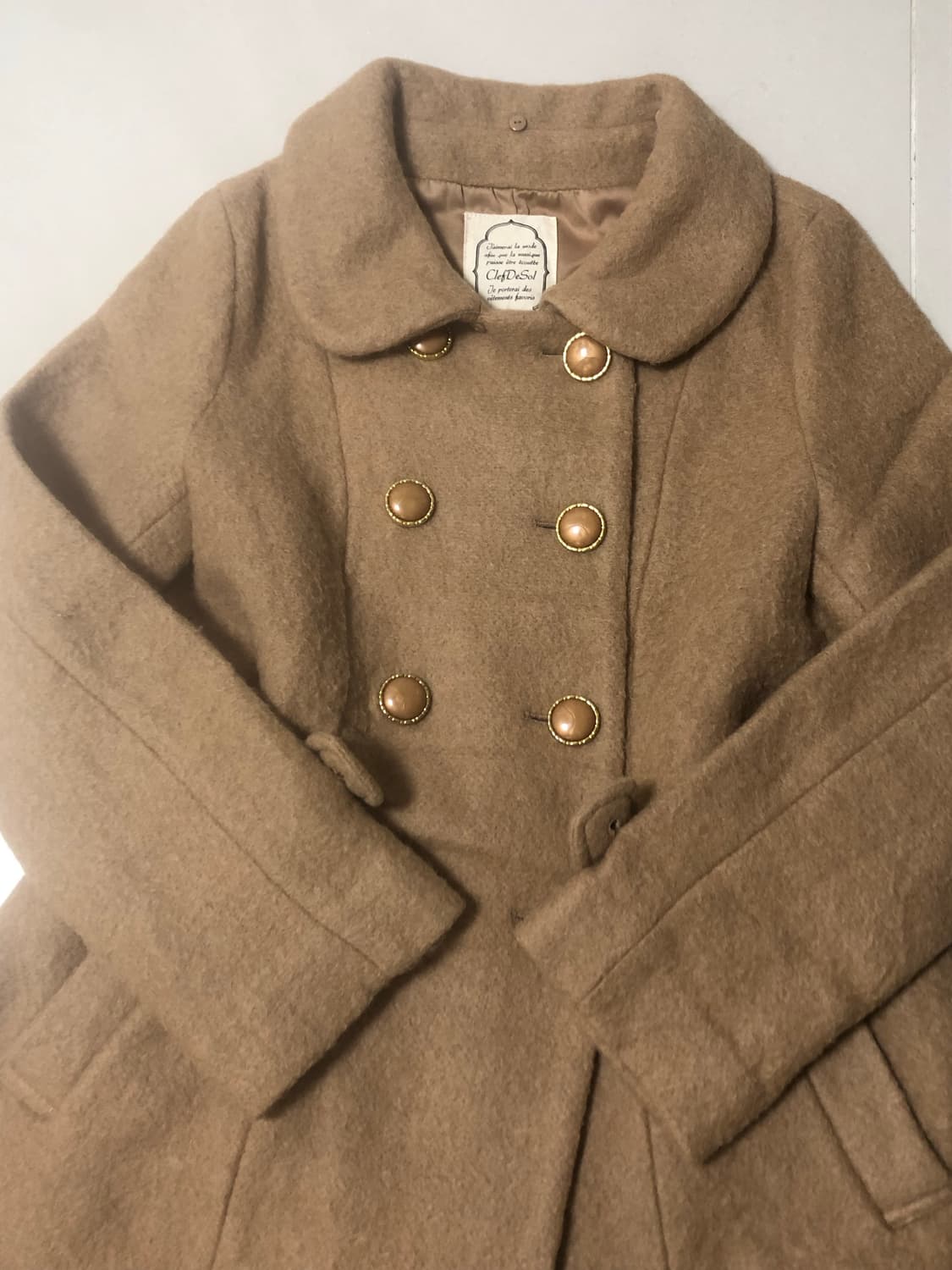 빈티지 히메갸루 라떼갸루 코트 리즈리사 엑시즈팜 양산형 지뢰계 크루빈티지 상품이미지2