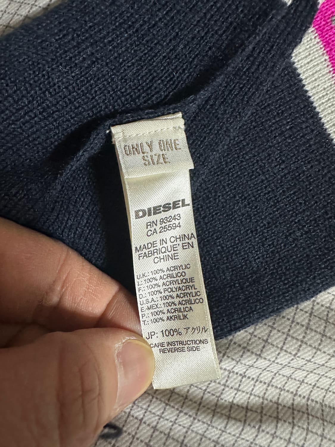 디젤 (Diesel) 빈티지 머플러 스카프 목도리 상품이미지3