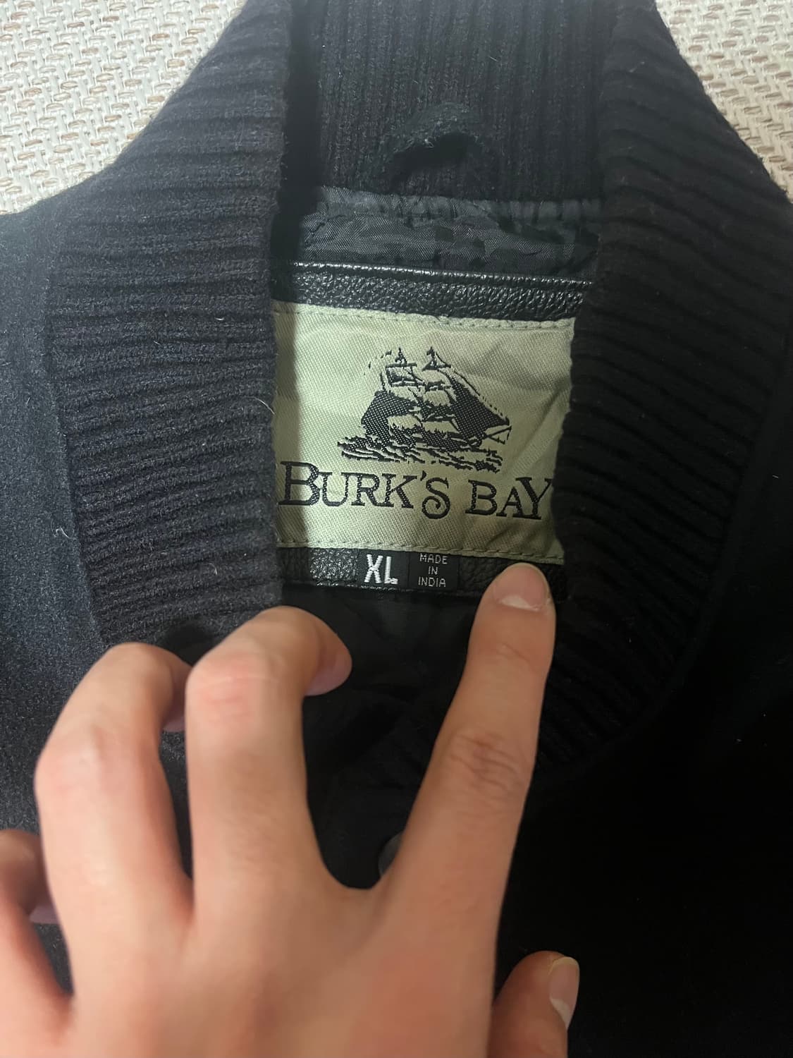 (XL) 빈티지 소가죽 레더 바시티 자켓 야구잠바 패딩 상품이미지3