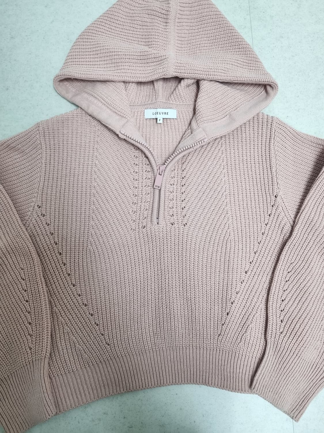 루에브르 니트 집업 (표예진 착용) 상품이미지6