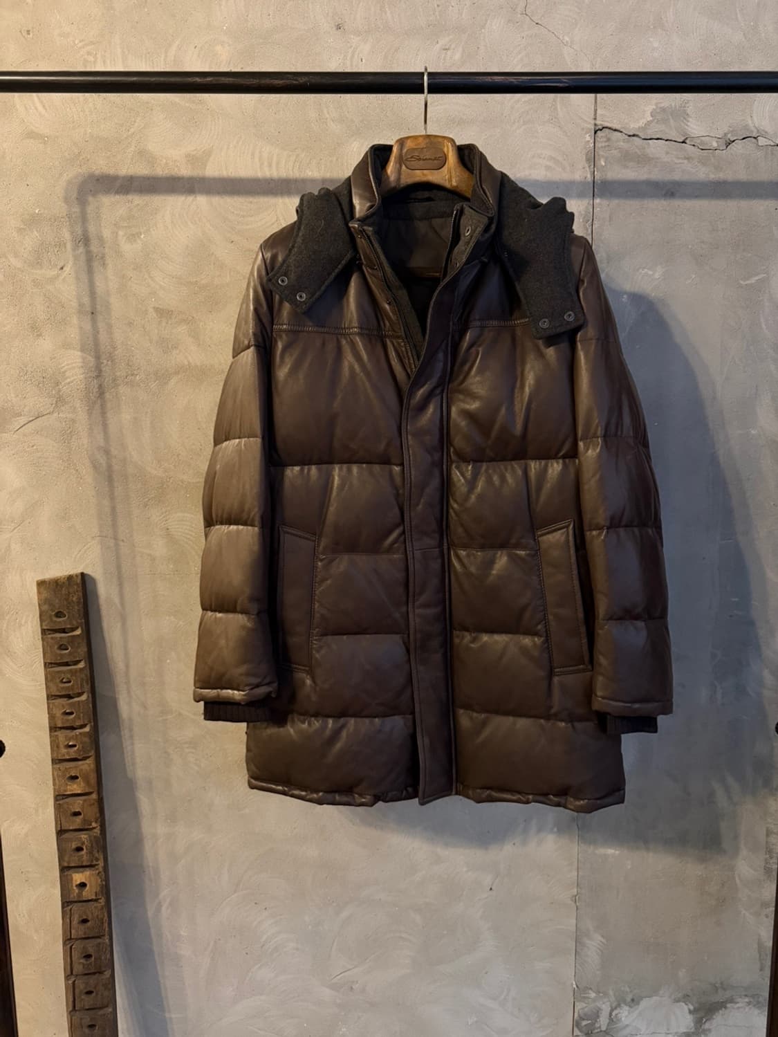 프라텔리 로쎄티 구스다운 레더 패딩 자켓 105 상품이미지8