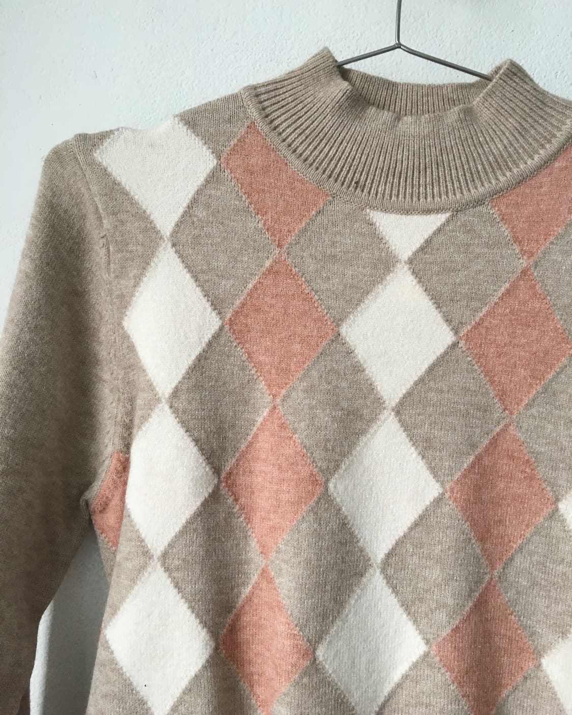 Argyle pattern knit 상품이미지3