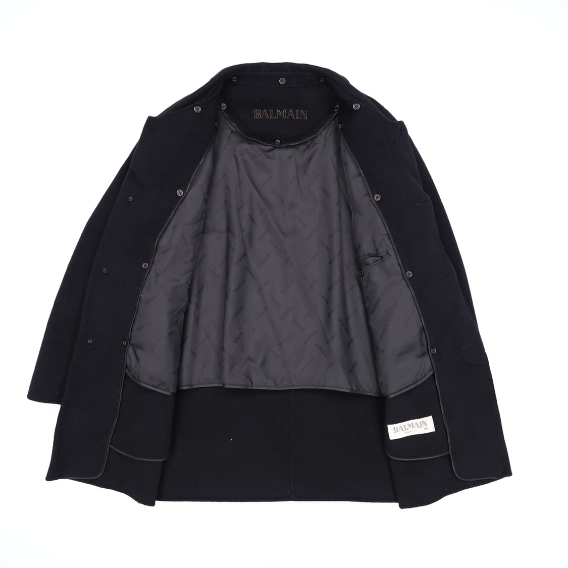 [100] 발망 아카이브 핸드메이드 캐시미어 코트 N7047 상품이미지4