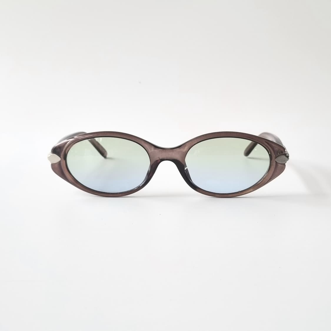 데드스탁 슬래진저 빈티지 오벌 프레임 이리데슨트 선글라스 상품이미지6