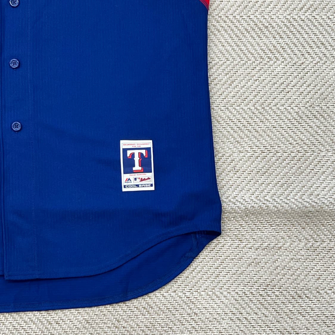 마제스틱 텍사스 로고 하프져지 r3277 상품이미지5