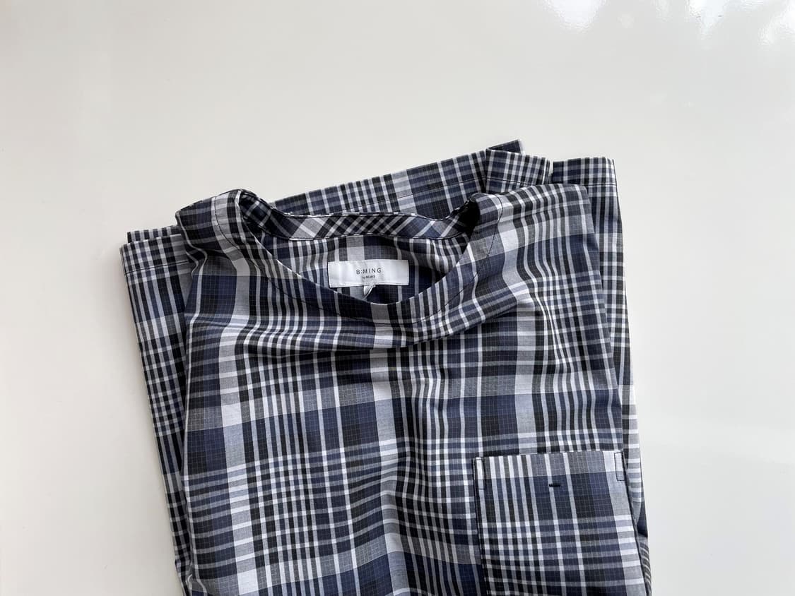 Check half pullover shirt[new] 상품이미지3