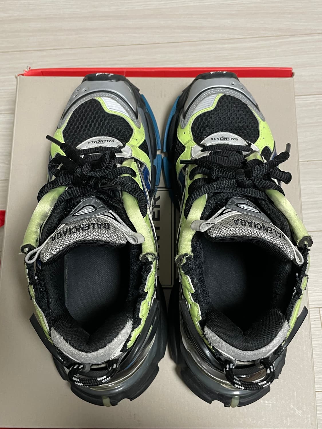 [41] 발렌시아가 러너 그레이 그린 블루 상품이미지6