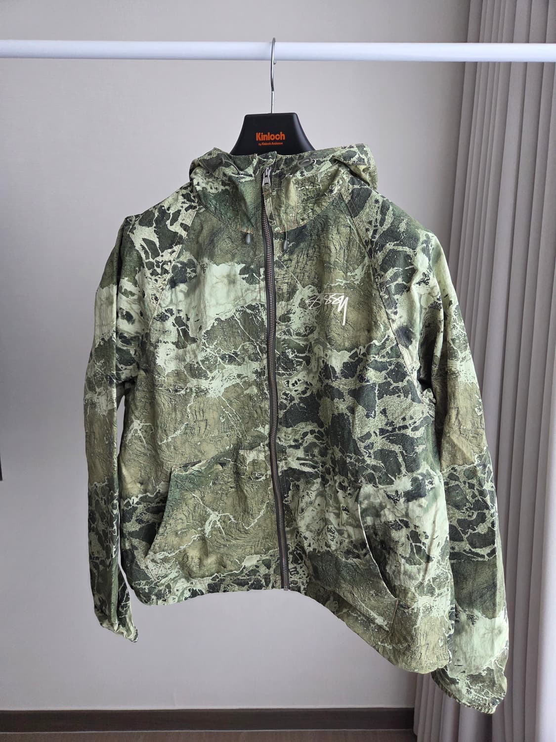 스투시 stussy 후드 밀리터리 윈드브레이커 바람막이 S 상품이미지6