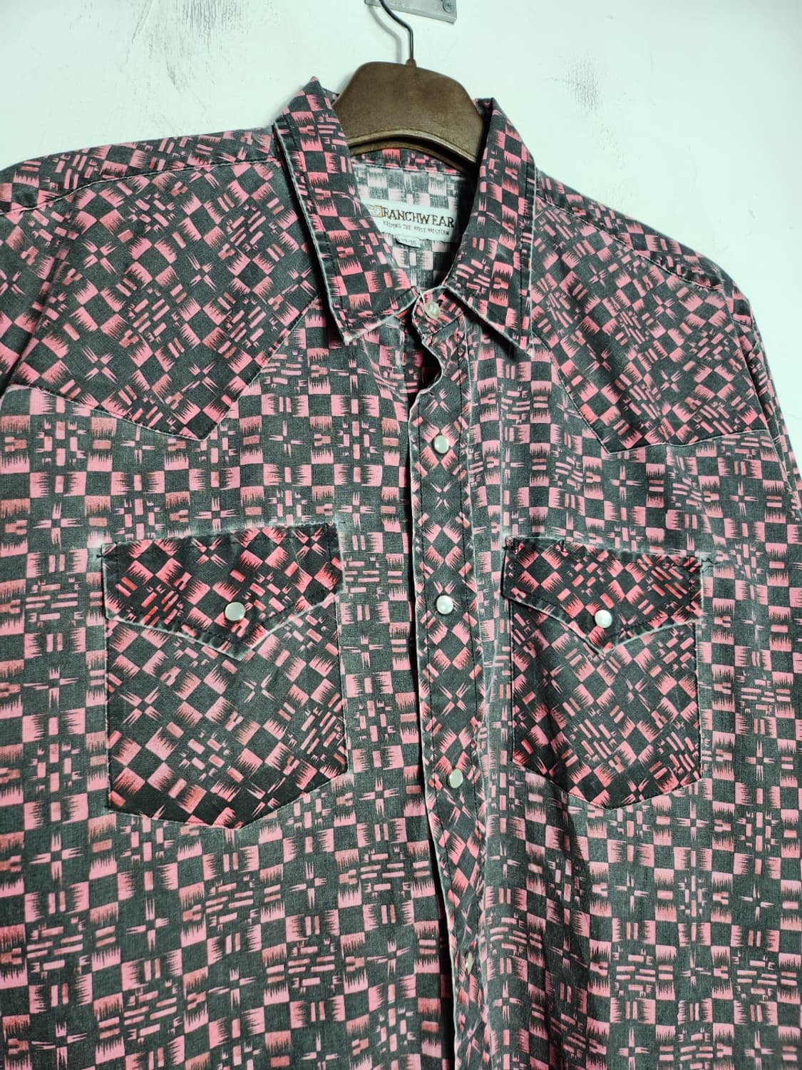 코랄 웨스트 랜치웨어 빈티지 웨스턴 셔츠 상품이미지2