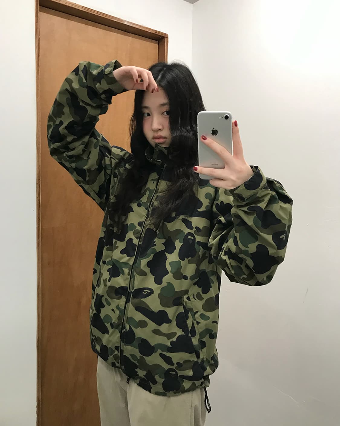 베이프 A BATHING APE 1st Camo Nylon Jacket 상품이미지2