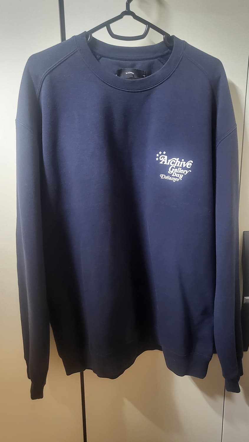 일꼬르소 네이비 오버핏맨투맨 L사이즈  상품이미지1