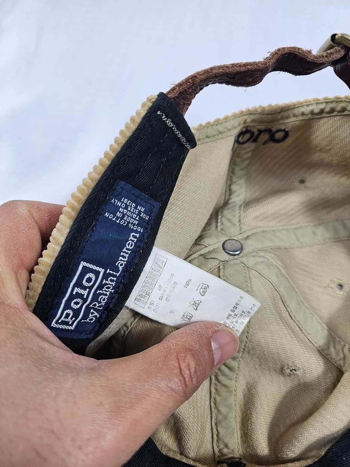 폴로코듀로이볼캡 상품이미지7