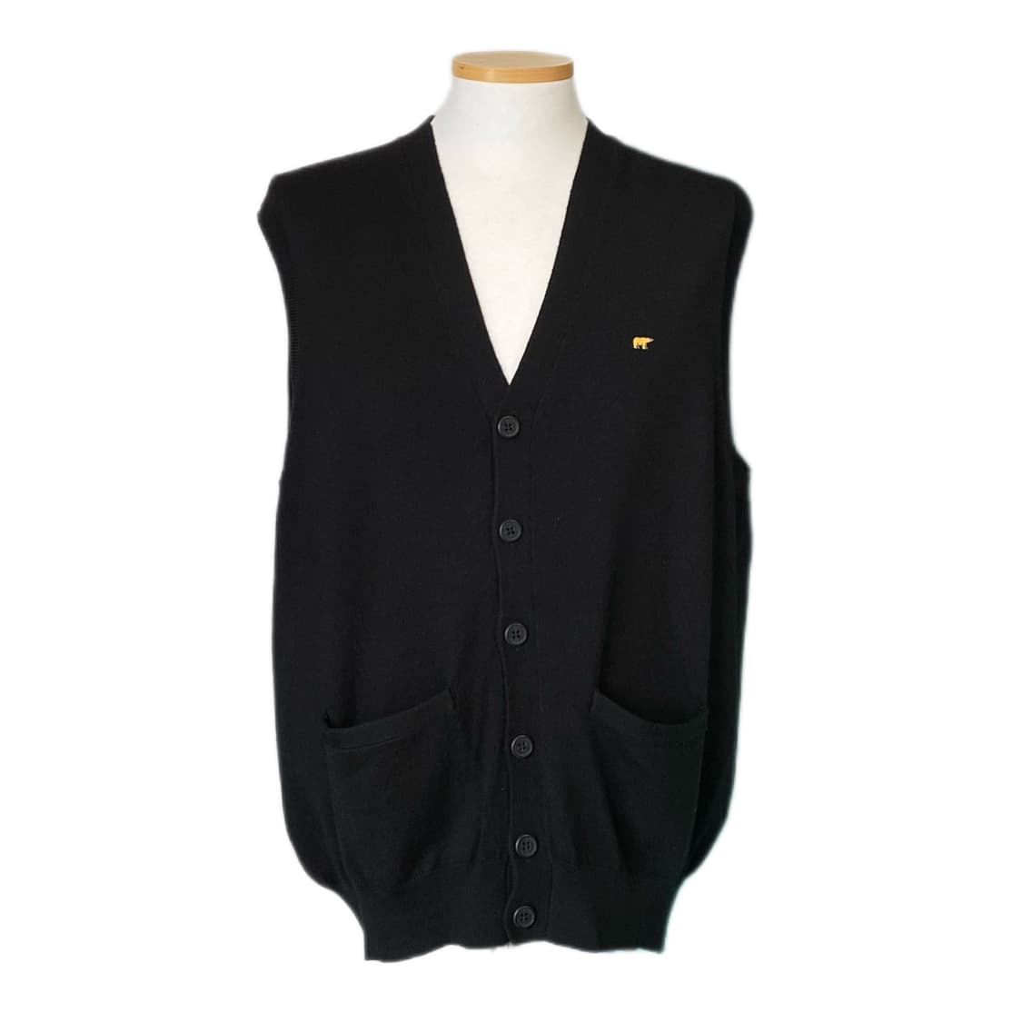 빈티지 오버핏 니트조끼 상품이미지1