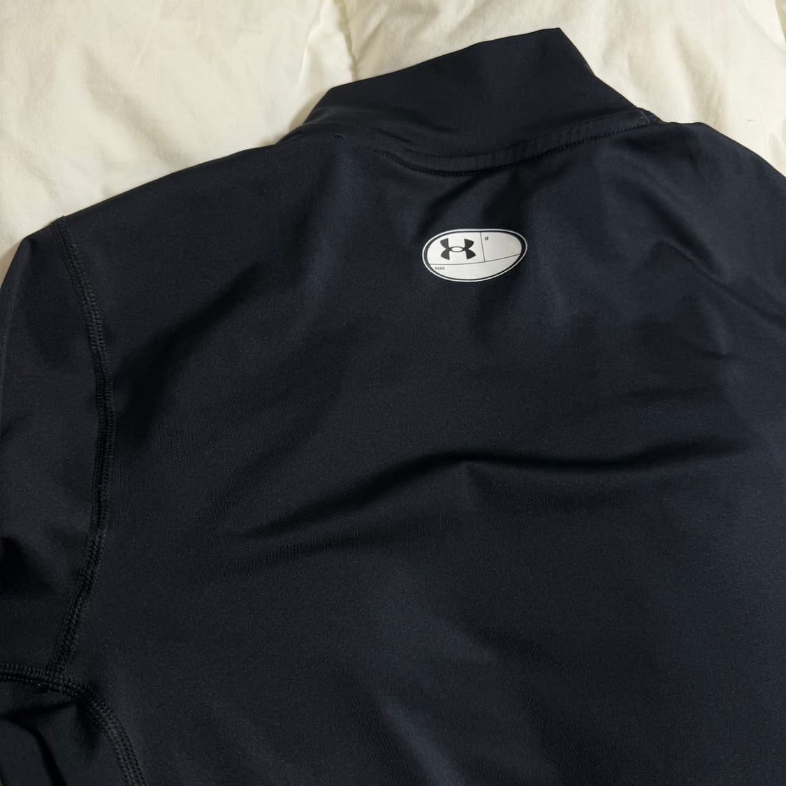 (XL) 언더아머 히트기어 컴프레션 긴팔티 블랙 상품이미지4