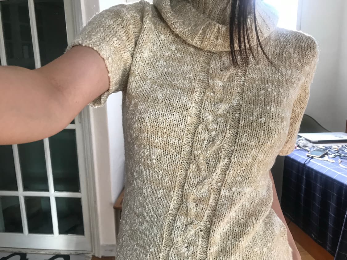 vintage high neck knit  상품이미지4