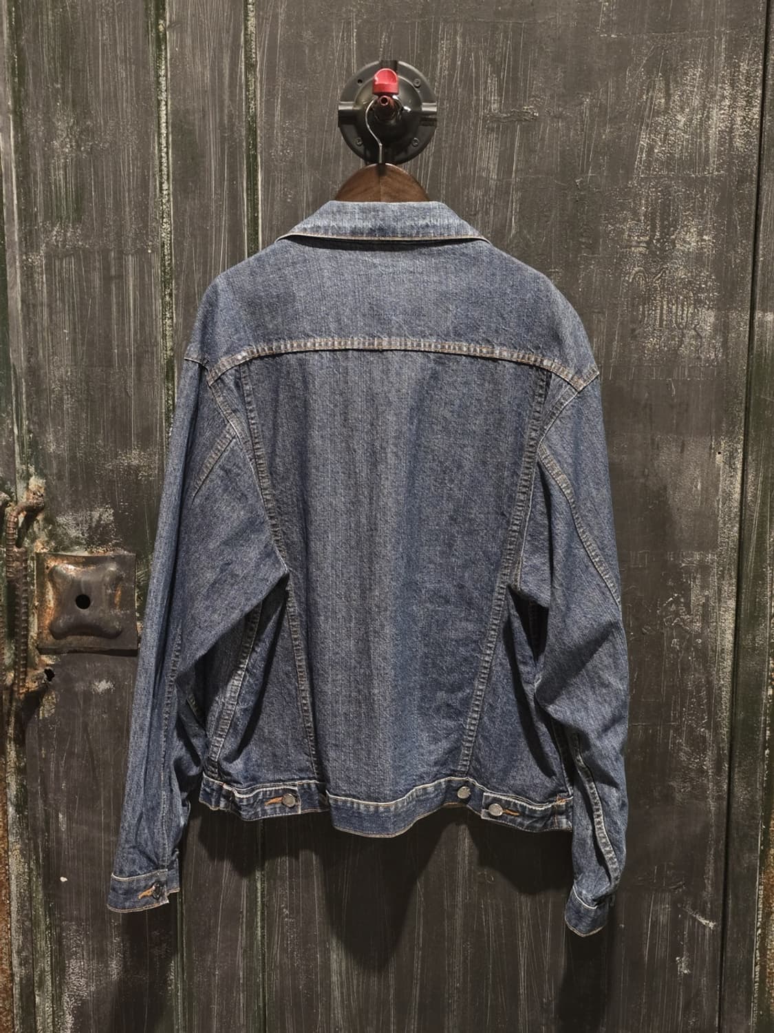 90s Light Wash Denim Trucker Jacket 상품이미지6