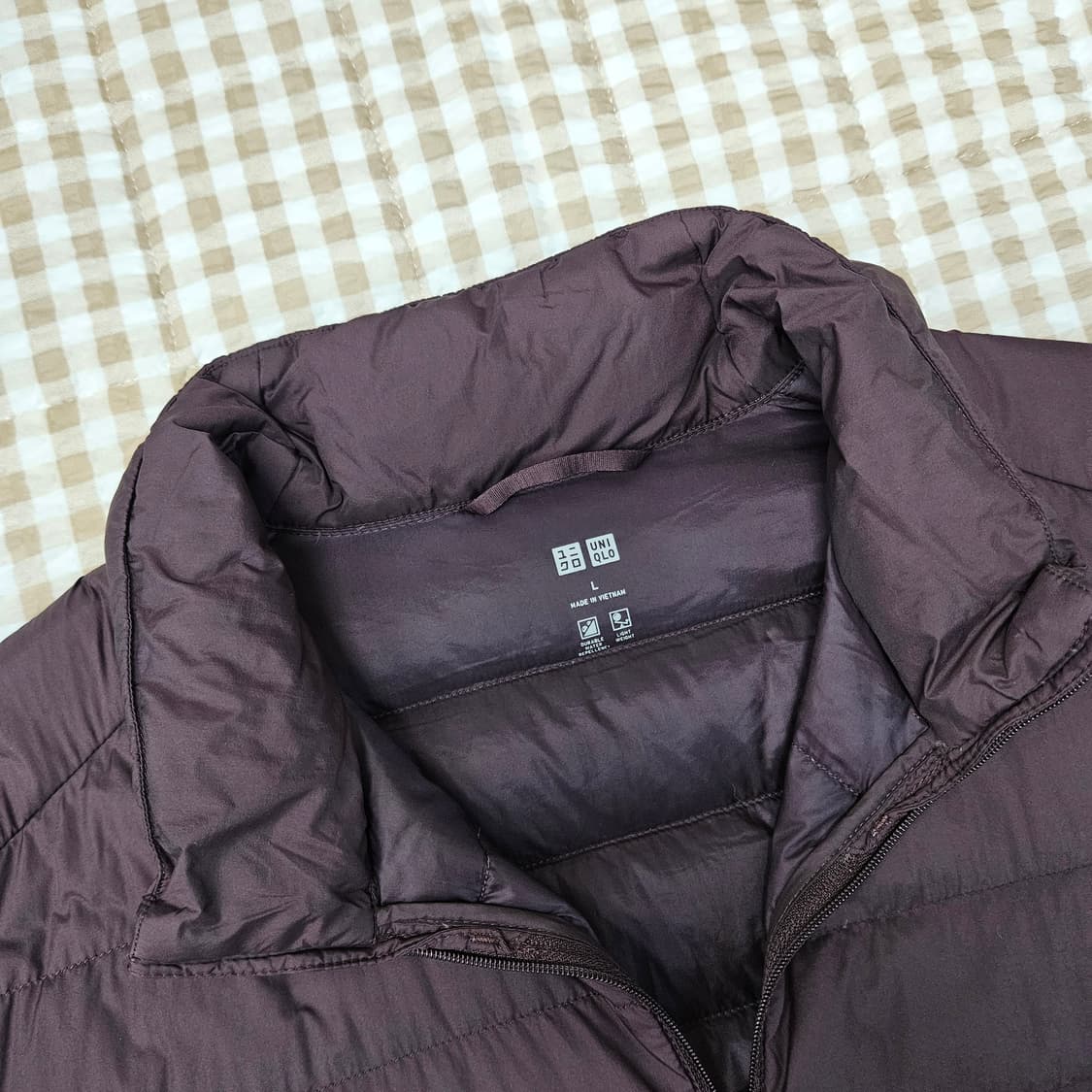 유니클로 오리털 경량패딩 남자100 상품이미지2