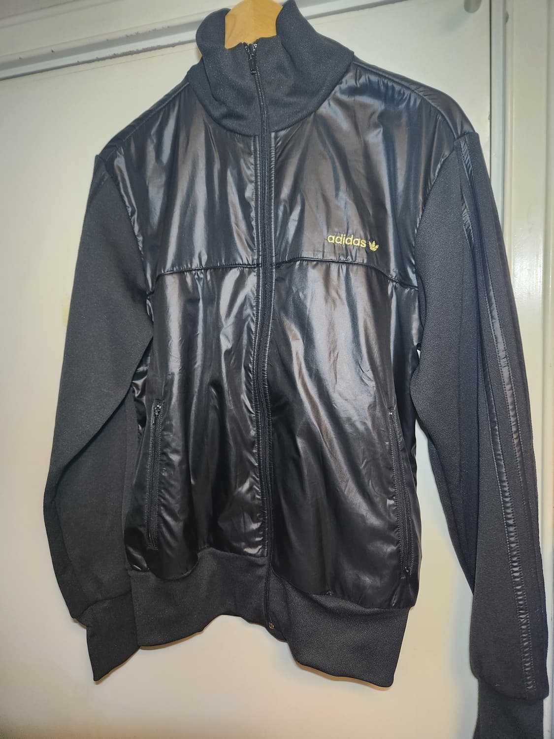 아디다스 00s 유광 골드로고 Y2K 트랙탑 집업 져지 105 상품이미지1