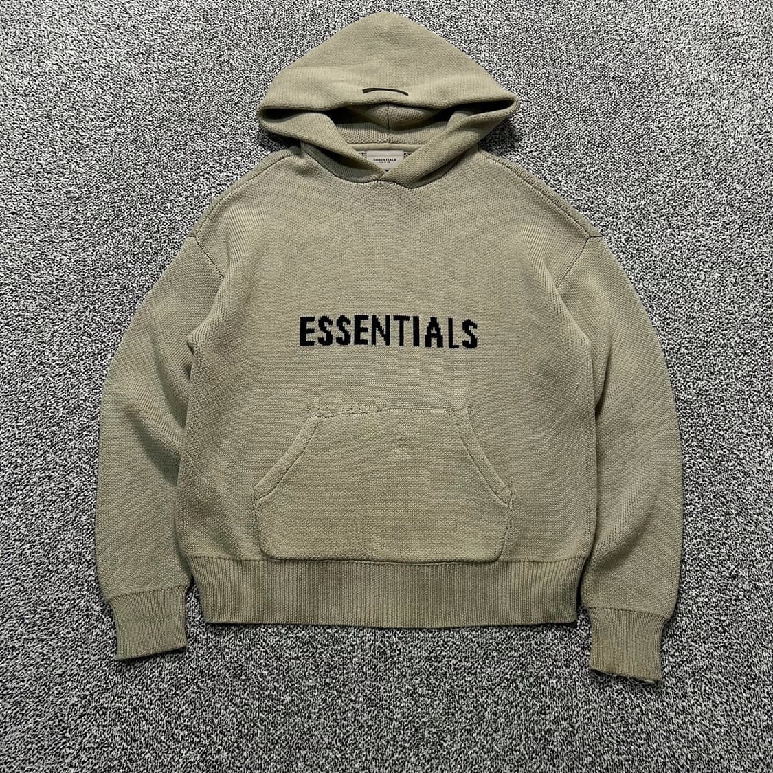  에센셜 후드니트 피스타치오  상품이미지1