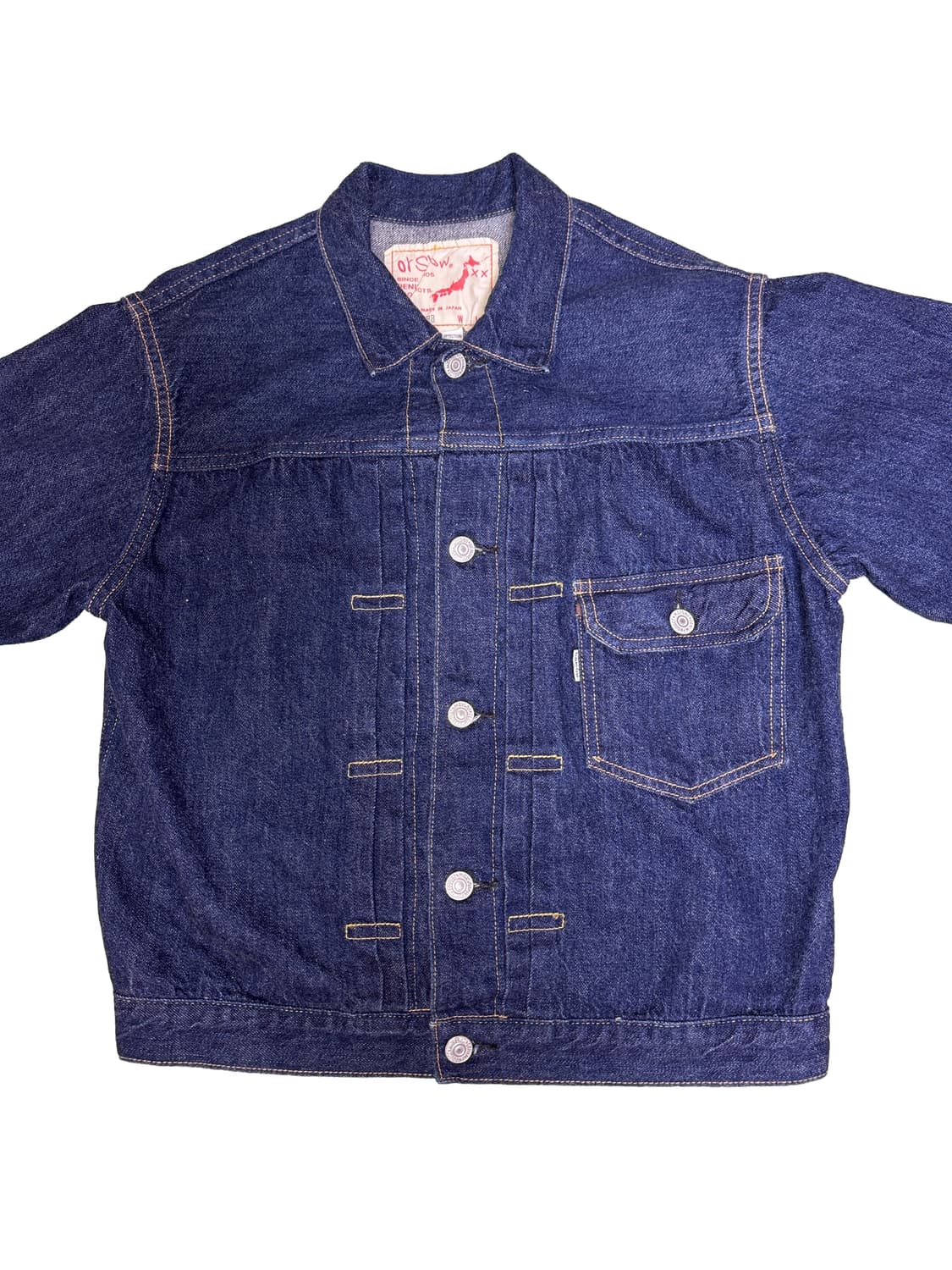 ORSLOW x BEAMS BOY 1세대 먼로데님 자켓 506BB XS 상품이미지4