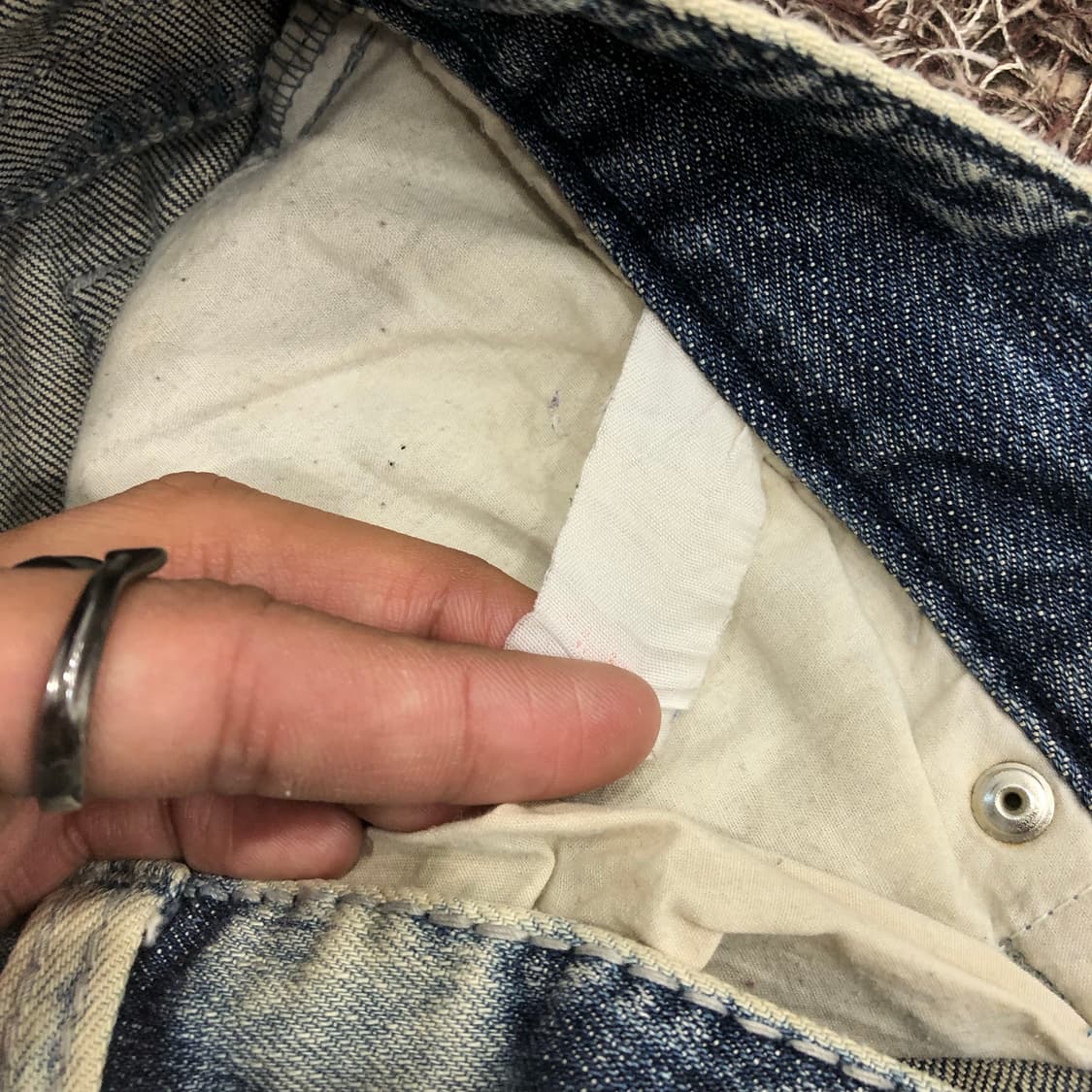 florence & fred 블루 워싱 데님 팬츠 상품이미지5