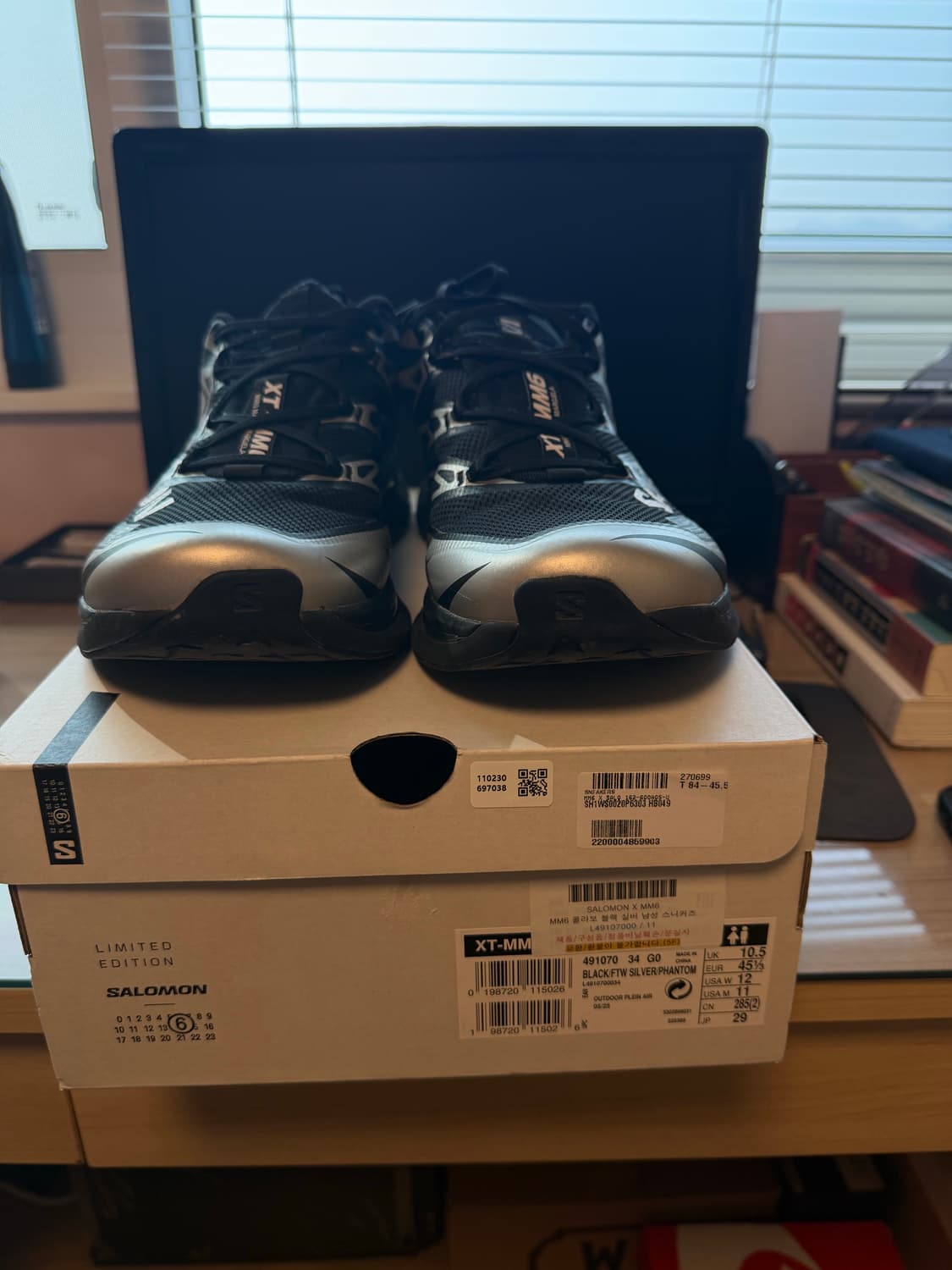 살로몬 x MM6 메종 마르지엘라 XT-MM6 블랙 상품이미지1