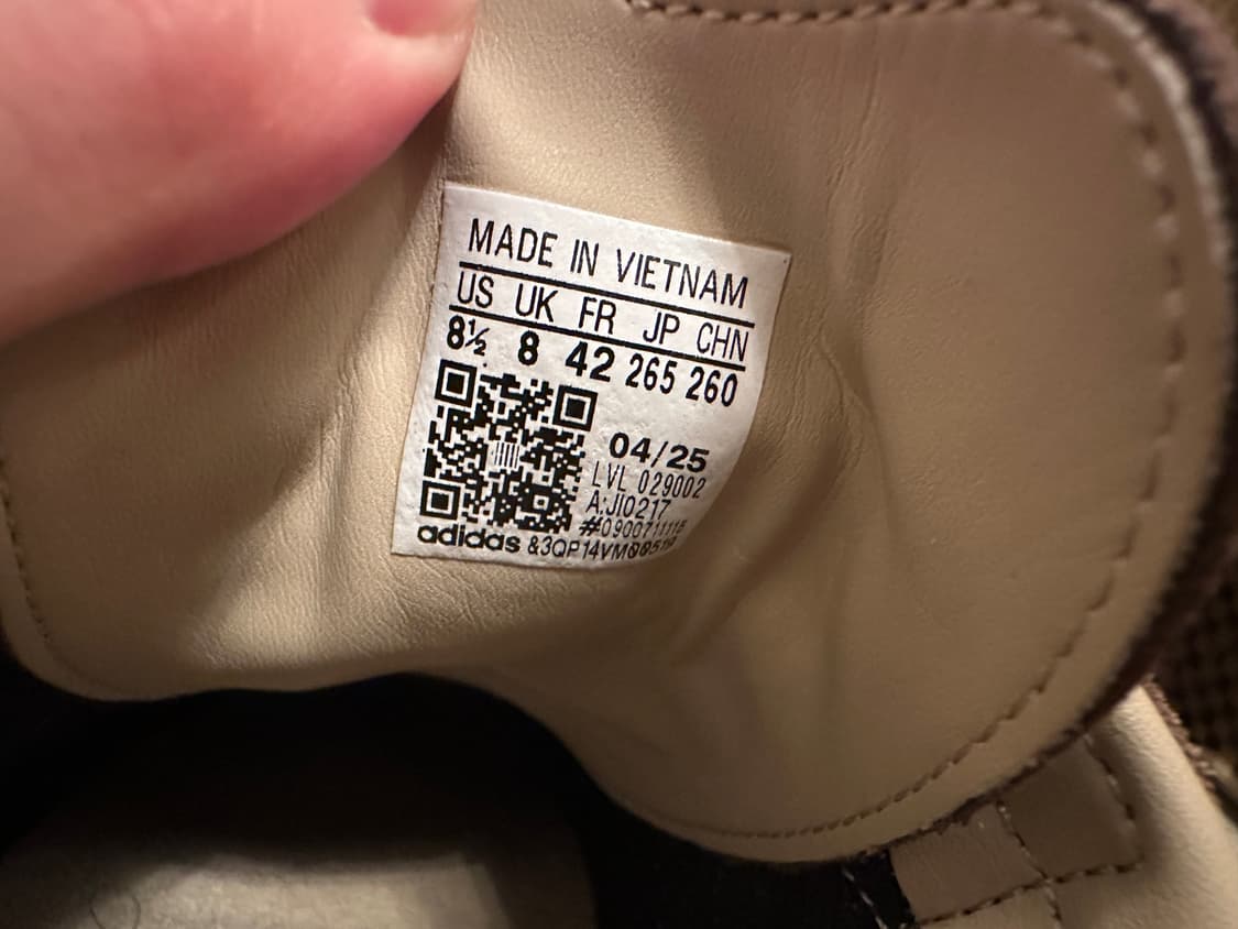 아디다스 삼바 OG 다크 브라운 상품이미지5