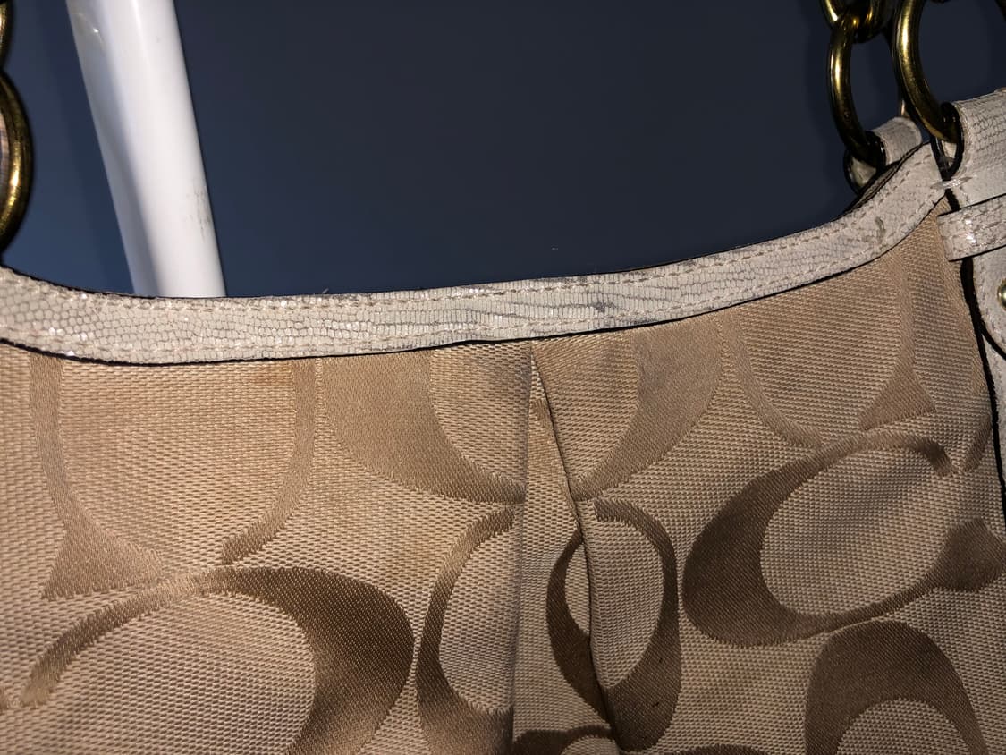 Coach signature Zacquard Shoulder Tote 상품이미지6