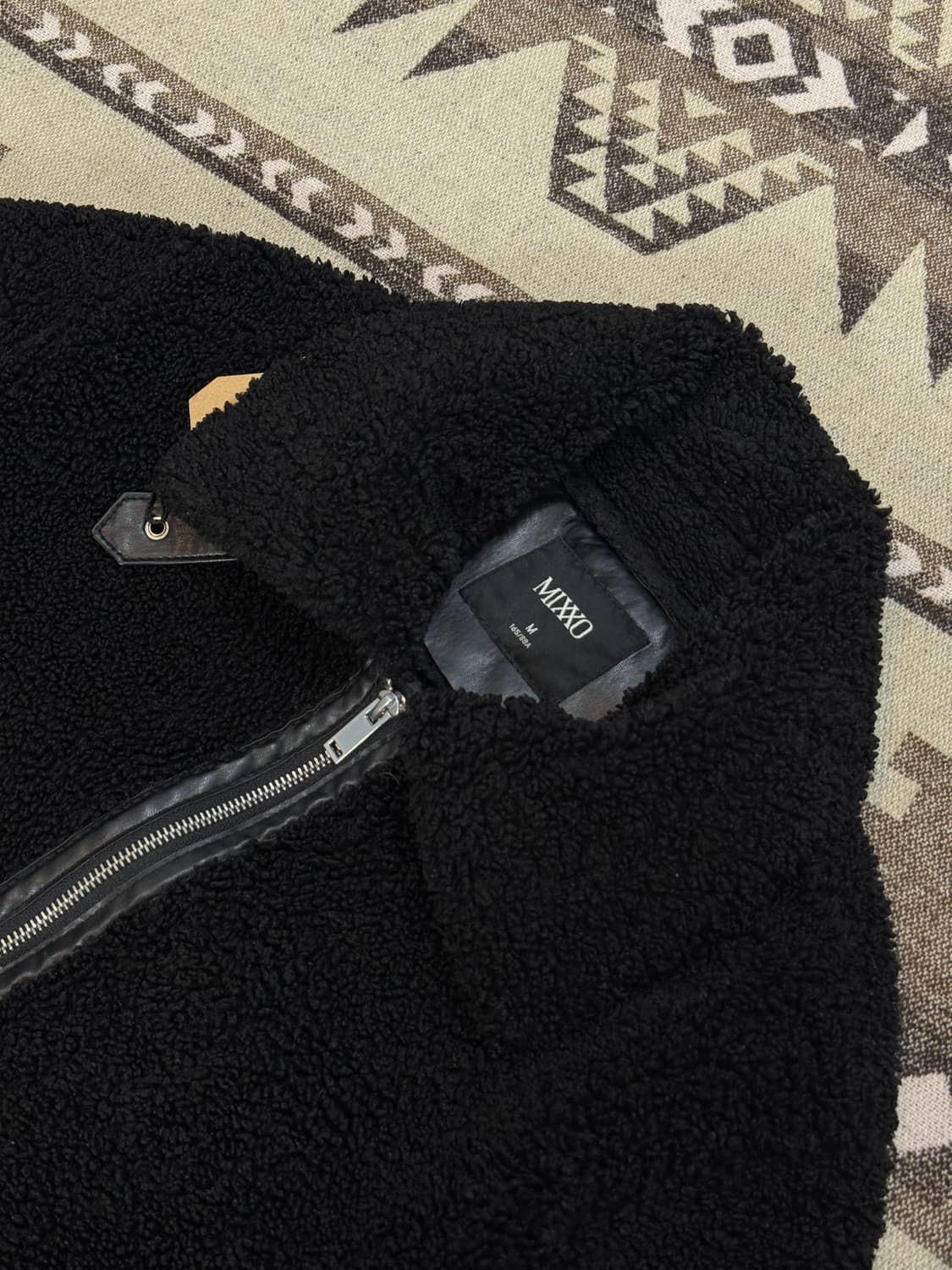 MIXXO 블랙 무스탕 자켓  상품이미지7