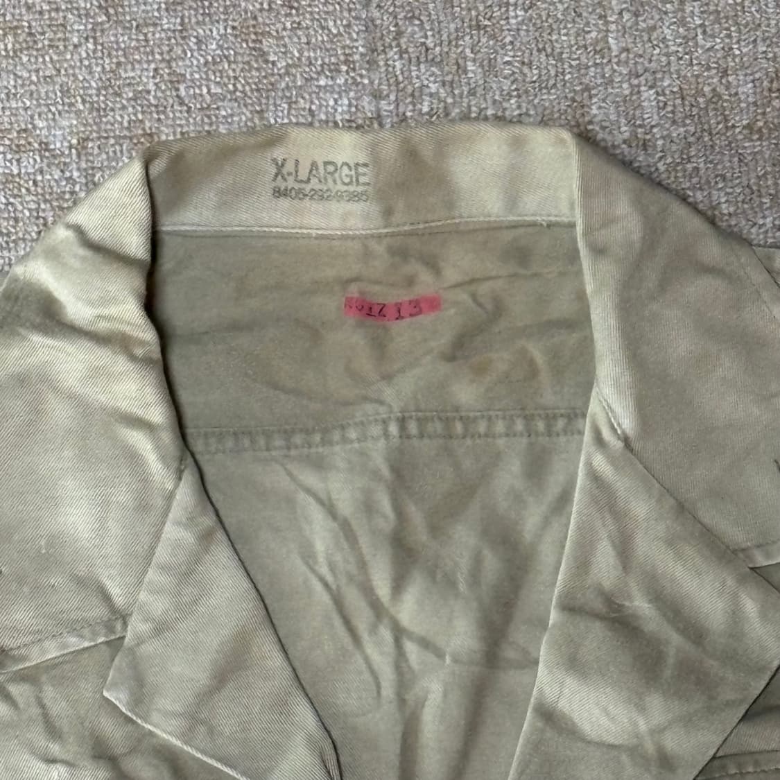 미육군 밀리터리 반팔셔츠 XL 상품이미지5