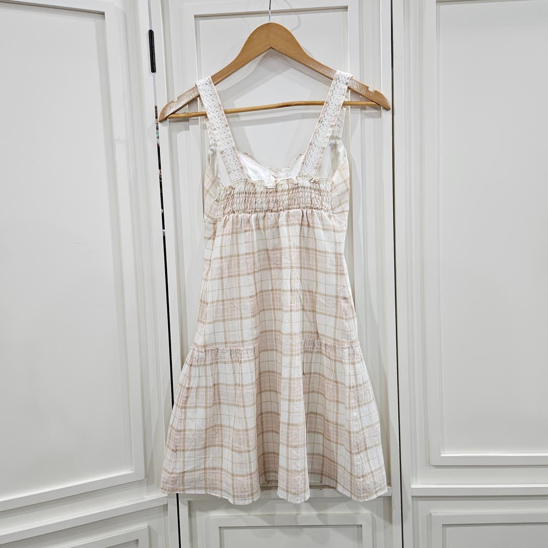 윌셀렉션(WILLSELECTION)  체크 뷔스티에 원피스 상품이미지5